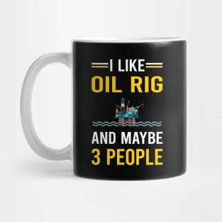 3 People Oil Rig Roughneck Offshore Platform Drilling Mug